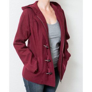 Burgundy Merona Pea Coat